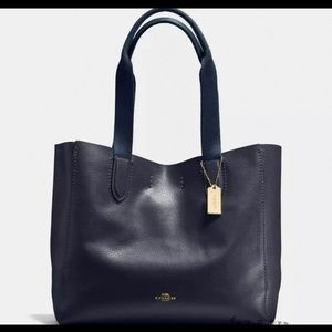 NWT Coach Drey Medium Tote. Midnight Blue